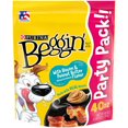 thumbnail image 1 of Purina Beggin' Golosinas con sabor a tocino y mantequilla de maní para perros, bolsa de 40 oz, 1 of 3