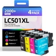 thumbnail image 1 of Cartuchos de tinta Skydo LC501XL compatibles con Brother LC501 XL, 1 of 5