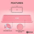 thumbnail image 5 of RightCar Silicone License Plate Frames | The Original Premium Grade Silicone Car Plate Frame | Rust Proof, Rattle Proof, Weather Proof | License plate frame | License Plate Holder (Pink), 5 of 8