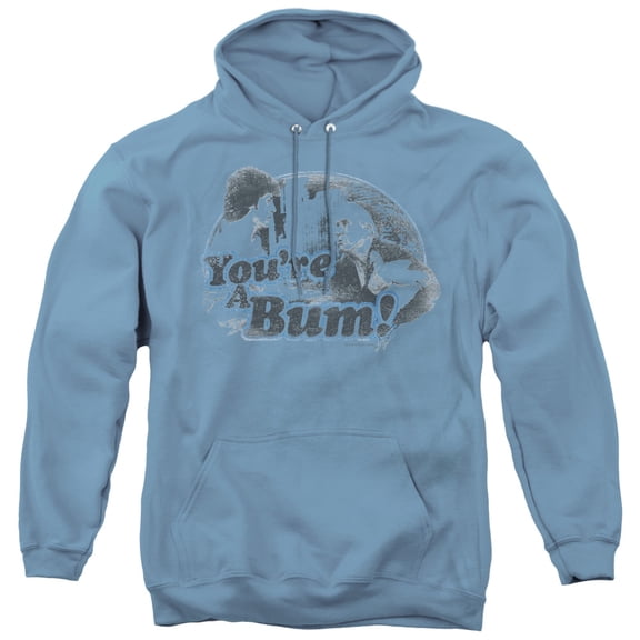 Rocky Youre A Bum Adult Pullover Hoodie Sweatshirt Carolina Blue