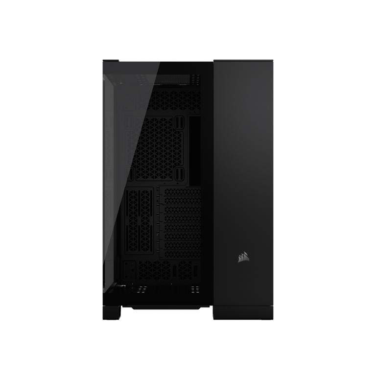 CORSAIR 6500X Mid-Tower Dual Chamber PC Case – Unobstructed view
