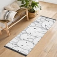thumbnail image 6 of Cute Bunny Rabbits Runner Rug Non-Slip Area Rugs Linen Washable Non Shedding for Kitchen Bedroom Carpet, 6 of 8