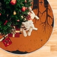 thumbnail image 5 of FMSHPON Halloween Pumpkin Xmas Christmas Tree Skirt Stand Mat for Holiday Party Decoration Indoor Outdoor 48 inches, 5 of 6
