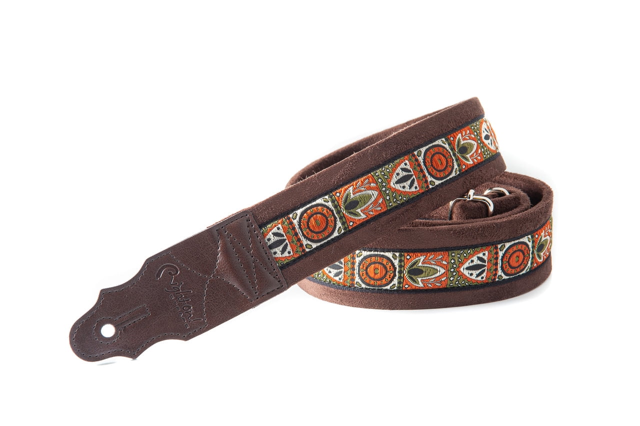 RightOn! Straps Merida Guitar Strap w/ Vintage Design & Comfortable Fit
