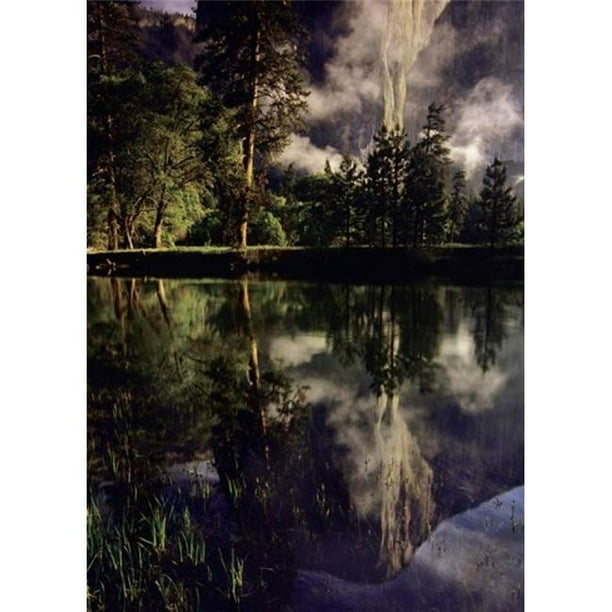 Posterazzi PDDUS05JGI0069 Géant El Capitan Réflexion Yosemite Parc National Californie Affiche Imprimée par Jerry Ginsberg - 21 x 29 Po.