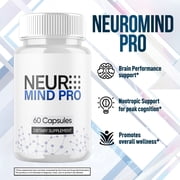 Neuro Mind Pro Advanced Formula Brain Support Pills Maximum Strength Supplement 60 Capsules