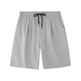 thumbnail image 3 of Mens Shorts Casual,Men's Shorts with Deep Pockets Loose Fit Casual Shorts for Running Workout Training Basketball,Shorts Men(Color:Grey,Size:4XL), 3 of 5
