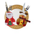 thumbnail image 3 of Moyic 1/3/6 Uds. Adornos navideños muñeco de nieve cocina vajilla titular bolsa fiesta regalo ornamento adornos navideños para la del Type4 NO4, 3 of 6