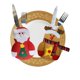 thumbnail image 4 of Ounissouiy 1/3/6 Uds. Adornos navideños muñeco de nieve cocina vajilla titular bolsa fiesta regalo ornamento adornos navideños para la del Type4 NO4, 4 of 6