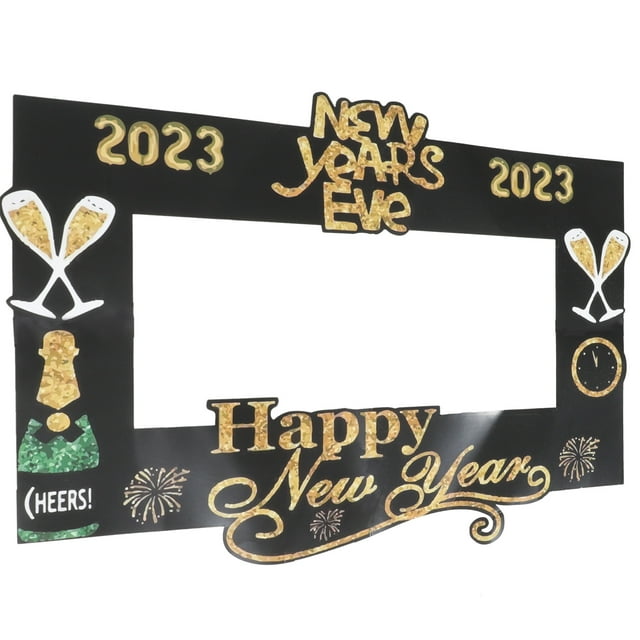 WEUVEB Marco Para Fotos De Año Nuevo Con Para Y Accesorios De Fiesta