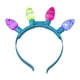 thumbnail image 1 of Diadema con bombilla LED intermitente de Pascua, gorros intermitentes, gorros de Pascua, recuerdos de fiesta de Pascua para cumpleaños, carnaval, grad Azul, 1 of 10
