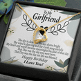 thumbnail image 5 of To My Girlfriend Birthday My World Forever Necklace w Message Card, 5 of 20