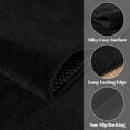 thumbnail image 4 of Black Rug for Living Room, 8x10 Washable Rug for Bedroom with Thickened Memory-Foam, Modern Minimalist Large Carpet Solid Comfy Non Slip Carpet for Kid Room Dining Room Classroom Home Decor, 4 of 7