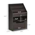 thumbnail image 2 of Kids Bookshelf Bookcase Multi-Shelf Rack Organizer with Storage Drawer for Books for Reading Nook, Classroom, Bedroom, Playroom, Brown, 2 of 7