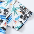 thumbnail image 5 of KAUOD Kids Boys Short Sleeve Tropical Shirt Toddler Boy Summer Hawaiian Collared Button Down Shirts Funny Print Vacation Tops, 5 of 9