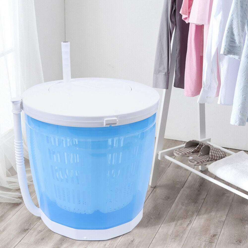 Fichiouy 2 in 1 Portable Washer Manual Spin Dryer Mini Washing Machine