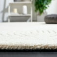 thumbnail image 3 of SAFAVIEH Textural Rose Geometric Runner Rug, Ivory, 2'3" x 8', 3 of 7