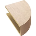 thumbnail image 6 of 7"W x 14"D x 21"H Classic Durham Rough Cedar Woodgrain TimberThane Corbel, Primed Tan, 6 of 6
