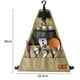 thumbnail image 4 of Bolsa de almacenamiento para cubiertos y vajilla, organizador colgante para herramientas de cocina y camping, 1 unidad Triángulo pequeño, 4 of 6
