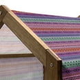 thumbnail image 4 of East Pet House, Geometric Abstract Pattern on Horizontal Colorful Stripes Doodle Style Retro, Outdoor & Indoor Portable Dog Kennel with Pillow and Cover, 5 Sizes, Multicolor, by Ambesonne, 4 of 4