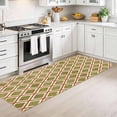 thumbnail image 3 of Entryway Runner Rug 2x6 ft Washable Non Slip Soft Low Profile Microfiber Modern Geometric Rug for Kitchen, Hallway, Laundry, Bedroom, 3 of 6