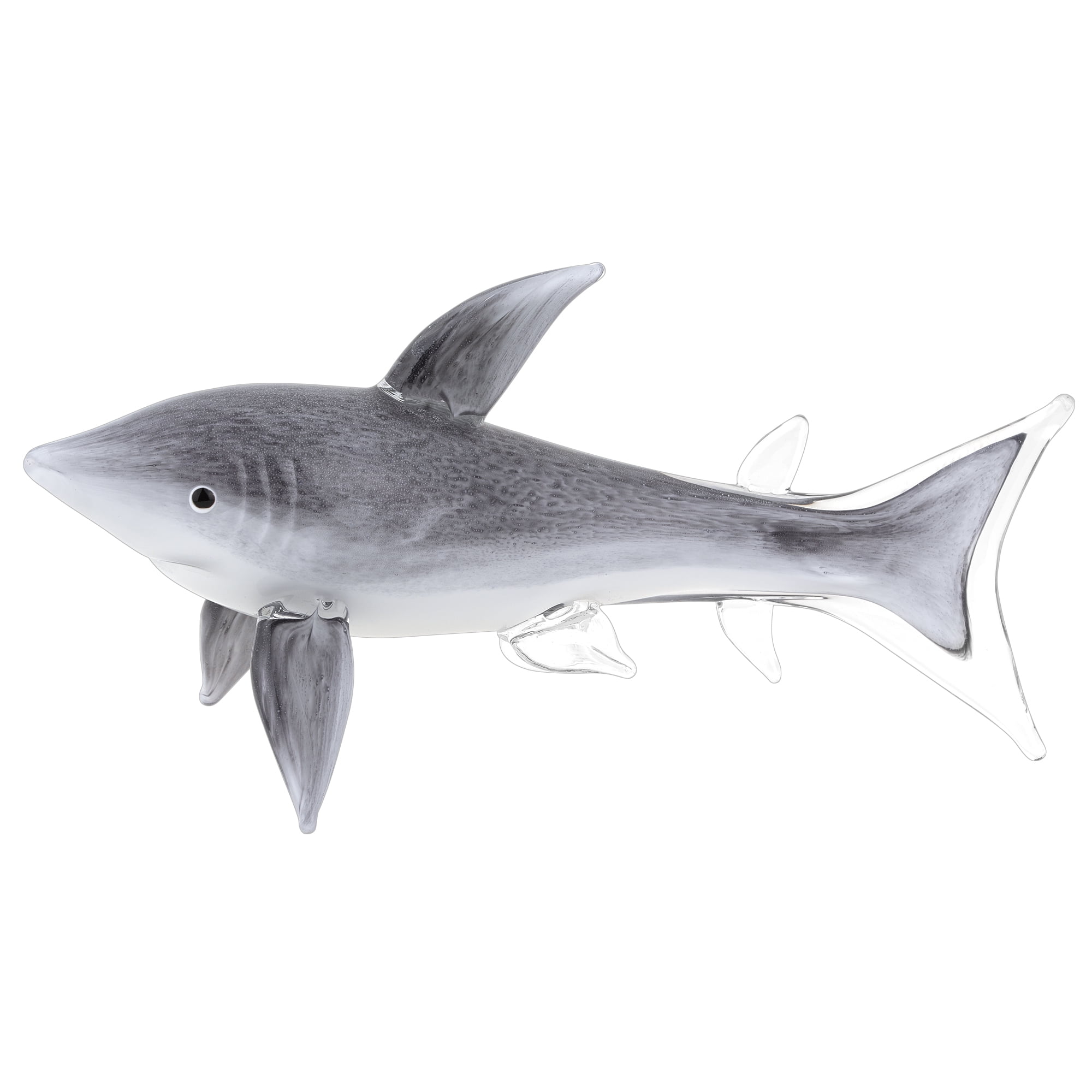 14 Mouth Blown Long Harmless Shark Art Glass Walmart Com Walmart Com