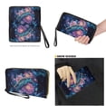 thumbnail image 4 of TSOVTHRID Sea Turtle Flower Print Purses for Women Tote Bag with Wallet, Purse and Wallet Set for Women Large Top Handle Purse Butterfly Galaxy Casual Handbag Hobo Bag for Shopping, 4 of 7