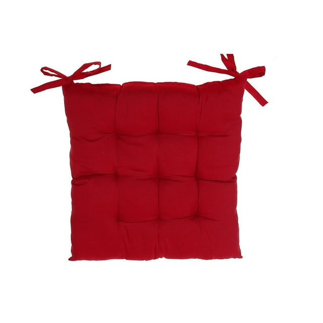 Président Tufted Polyester (18 X 18) (Rouge) - Ensemble De 2