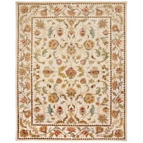 SAFAVIEH Bergama BRG161B Handmade Ivory / Ivory Rug