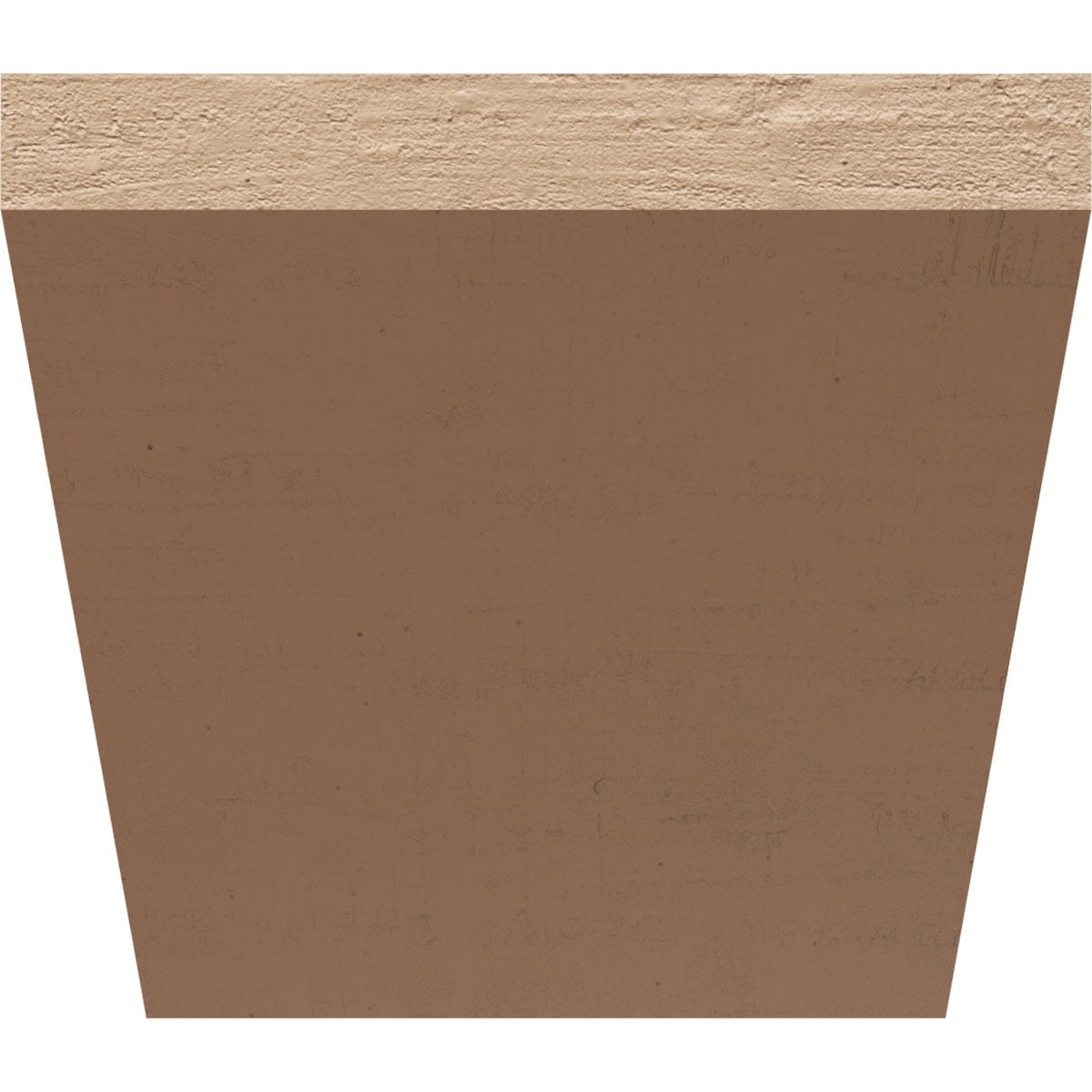 10"W x 10"D x 10"H Wide Concord Rough Cedar Woodgrain TimberThane Corbel, Primed Tan
