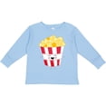 thumbnail image 3 of Inktastic Cute Kawaii Popcorn Boys or Girls Long Sleeve Toddler T-Shirt, 3 of 5