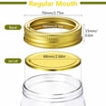 thumbnail image 2 of 24 PCS Regular Mouth Canning Lids, 70MM Mason Jar Lids & Rings for Ball Mason Jars, Split-Type Leakproof Storage Can Covers Caps (Includes Lid and Band, Gold), 2 of 7