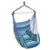 SUGIFT Cotton Hanging Chair with Pillows Blue