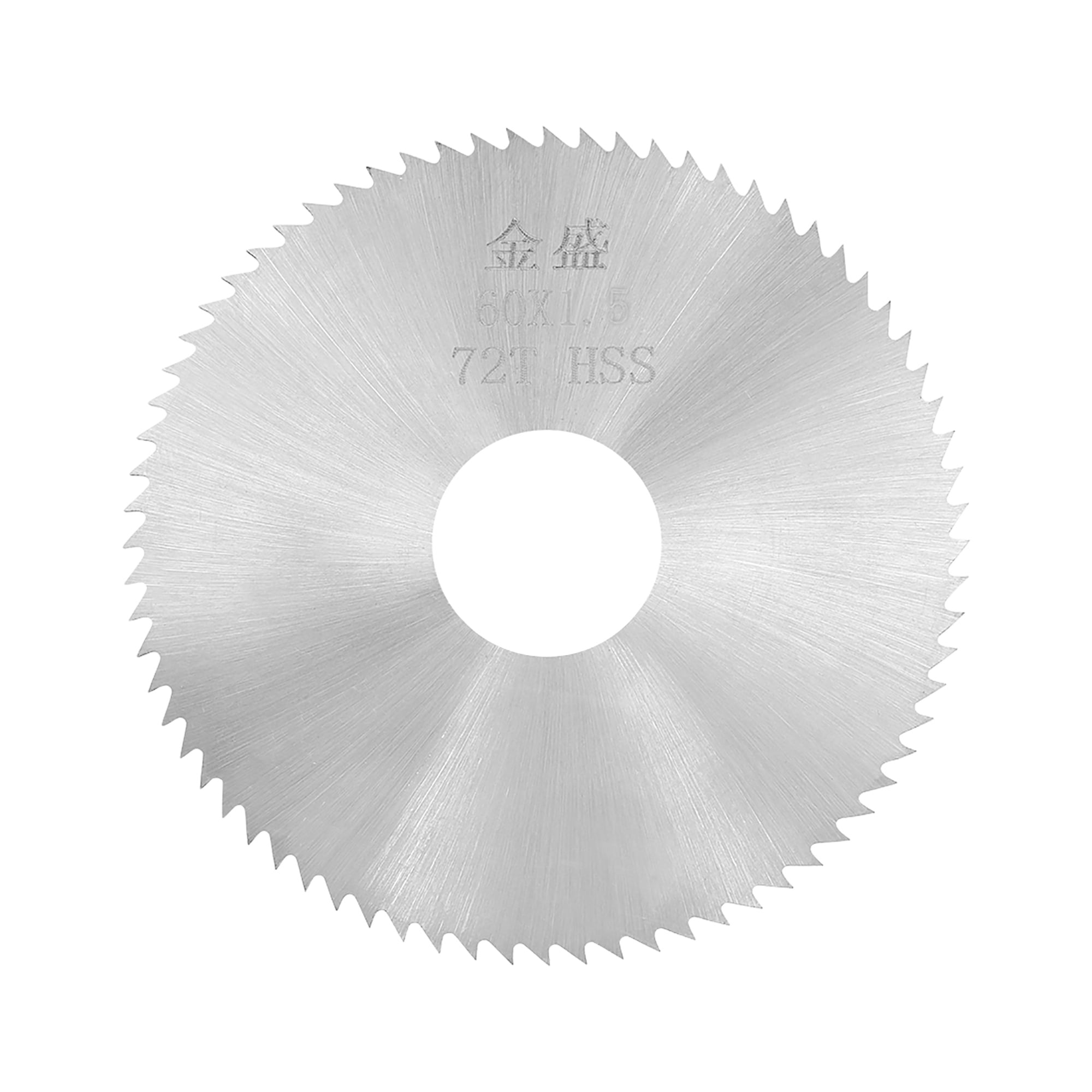 Circular Saw Blades, 60x16x1.5mm 72 Teeth HSS Disc Cutting Blade for