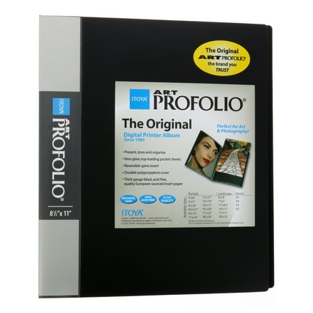UPC: 0075633903608 | Itoya I-Series Art Profolio – 8 1/2 x 11 Black Portrait 90 Pages