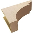 thumbnail image 6 of 7"W x 21"D x 14"H Classic Yorktown Rough Cedar Woodgrain TimberThane Corbel, Primed Tan, 6 of 6