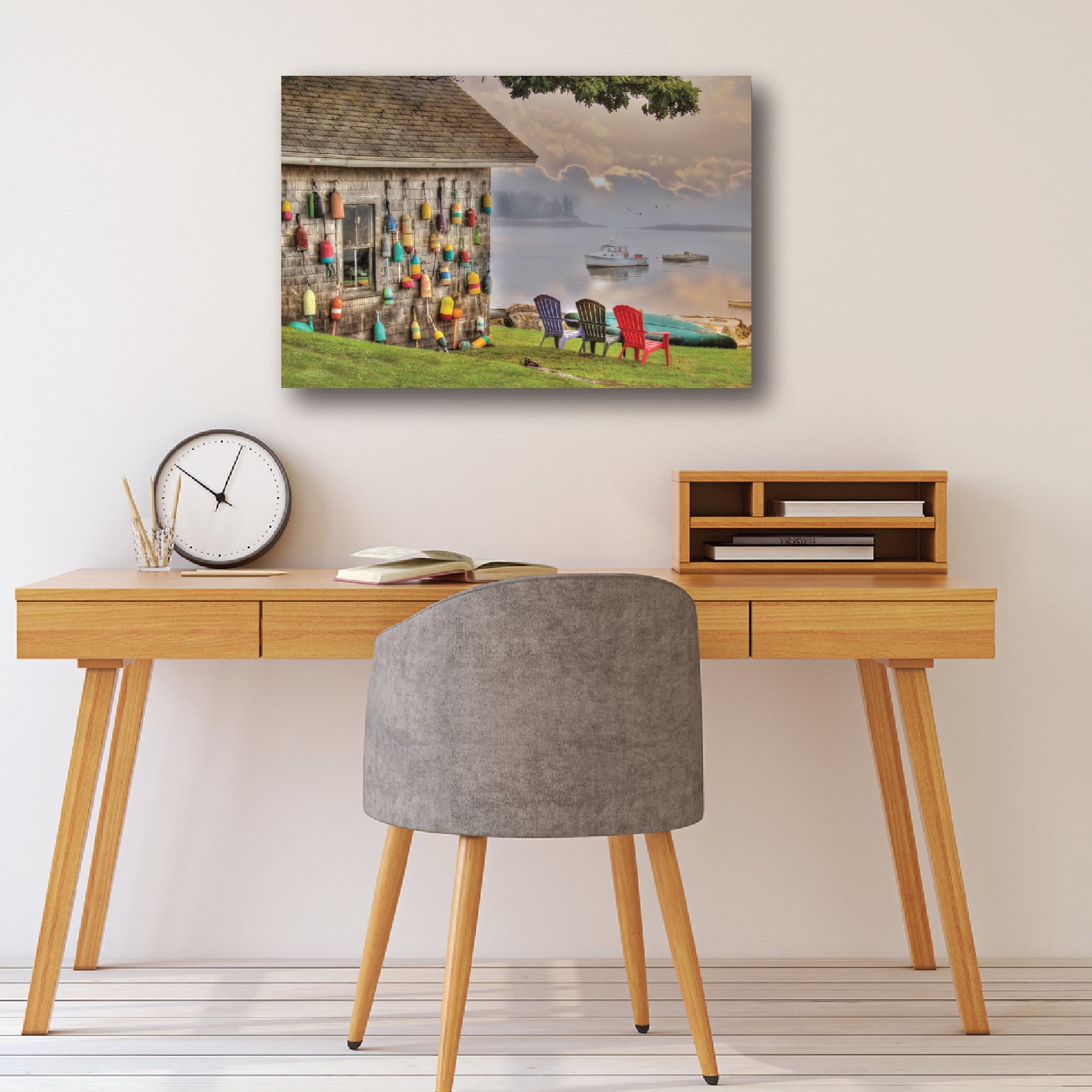 Southport Buoys II Canvas Print Gallery-Wrapped Canvas Wall Art, 16x20