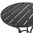 thumbnail image 5 of 3-Piece Patio Bistro Set, Outdoor Metal Bistro Set with Round Table & 2 Chairs, Outdoor Furniture Set for Porch, Garden, Deck, 5 of 7