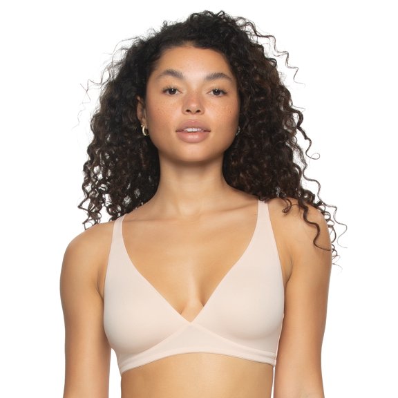 Felina Women's Blissful Comfort Bra | 4-Way Stretch (Sugar Baby, Large-X-Large)