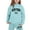 Sky Blue, variant on XEGLSBU Fall Outfits for Toddler Girls 3T-4T Girls Outfits Hoodies Letter Print Sweatshirt Stylish and Comfortable Everyday Wear Girls Fall Outfits Size 8 Short Sleeve Khaki Size 15-16 Years