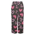 thumbnail image 4 of Ladies Sleeping Pajama Pants - Licorice Hearts - Women's Pajamas - S, 4 of 5