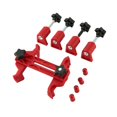 thumbnail image 1 of 5 Pcs Verrous d'Arbre à Came Rouge Outil de Verrouillage de Came Portable Ensemble de Pinces de Came Kit de Verrouillage pour Moteurs à Came Simple Double Came Quatre Cames, 1 of 9