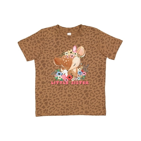 

Inktastic Little Sister Deer Gift Toddler Toddler Girl T-Shirt