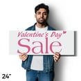 thumbnail image 4 of Valentines Day Sale Vinyl Decal 2 Pack of 24 Inch x 9 Inch Weatherproof Heavy-Duty Adhesive Backing | Seasonal Promotions, Gift Ideas, Retail Discounts | Made in USA, 4 of 6
