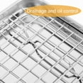thumbnail image 5 of FONDOTIN 1 Set Baking Pan with Rack Rectangular Stainless Steel Tray for Home and Professional Bakers, 5 of 5
