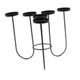 thumbnail image 1 of Candelabro de metal, candelabro con candelabro, soporte para velas votivas creativas, candelabro de hierro, para inauguración de la casa en la fiesta Estilo E 255 cm x 21 cm Macarena Candelero, 1 of 8