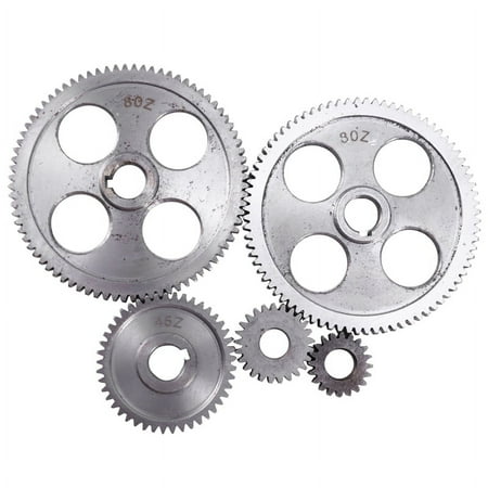 

5Pcs/Set CJ0618 Machine Tool Gear Metal Gears -Lathe Gear Metal Cutting Gear