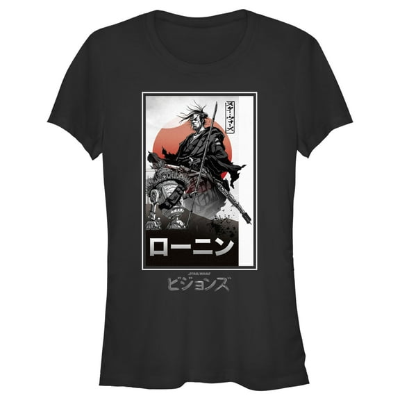 Junior's Star Wars: Visions The Duel Graphic Tee Black Large