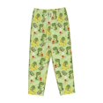 thumbnail image 4 of Xecao Cute Dinosaurs Cartoon Women's Straight Lounge Pajama Pants: The Epitome of Relaxed Sleepwear, 4 of 9