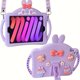 thumbnail image 1 of Funda de tableta de silicona suave de conejo bonito con correas de hombro para IPad 9th 8th 7th Generation para IPad 9th/8th/7th Generation 25,91 cm 2021 2020 2019, 1 of 4
